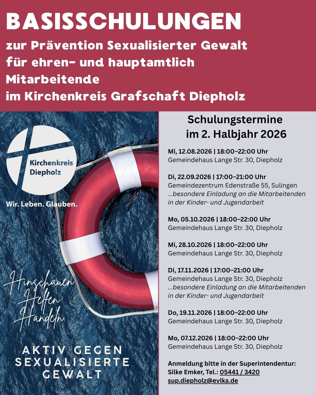 Termine Basisschulungen